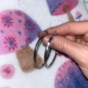 Sterling Silver Hoops